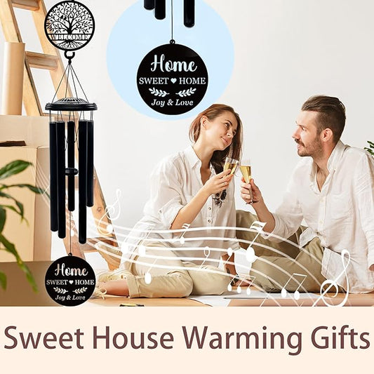37'' House Warming Gifts New Home Wind Chimes,Housewarming Gifts Ideas for Women, Men, Couple, New Homeowner,Outdoor Decor for Patio,Garden,Yard