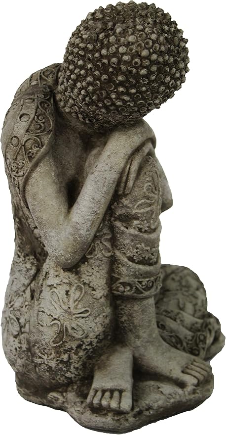 Thai Buddha Meditating Sitting Buddha Garden Statues Concrete Asian Statue Chinese Outdoor Buddha Statuary Cast Stone Figurine