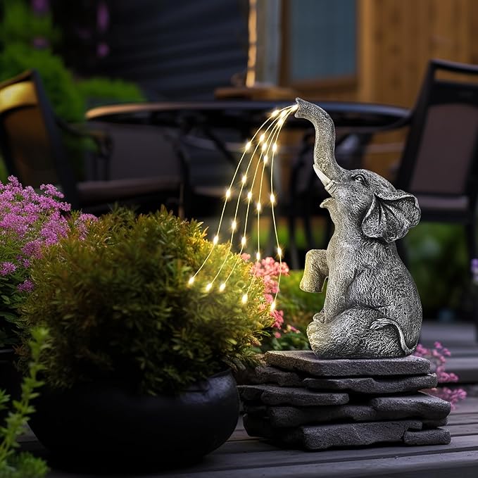 GIGALUMl Solar Garden Statue Bundle