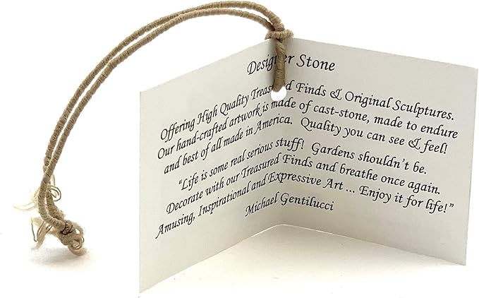 Vintage Sitting Cat: Solid Durable Stone with Distressed Texture. Perfect for Home Decor & Sealed for Outdoor Use. Handcrafted USA. (Classic/White)