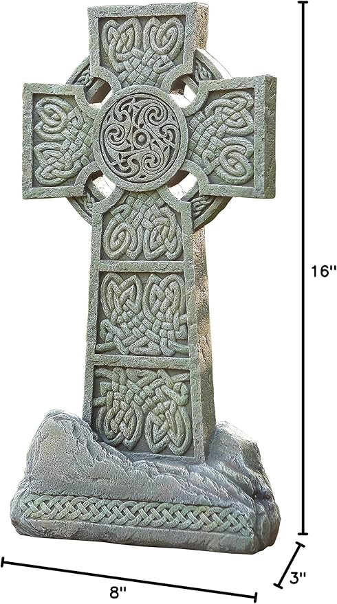 Joseph's Studio by Roman, 16.25" H Celtic Garden Statue, eligious Outdoor Décor