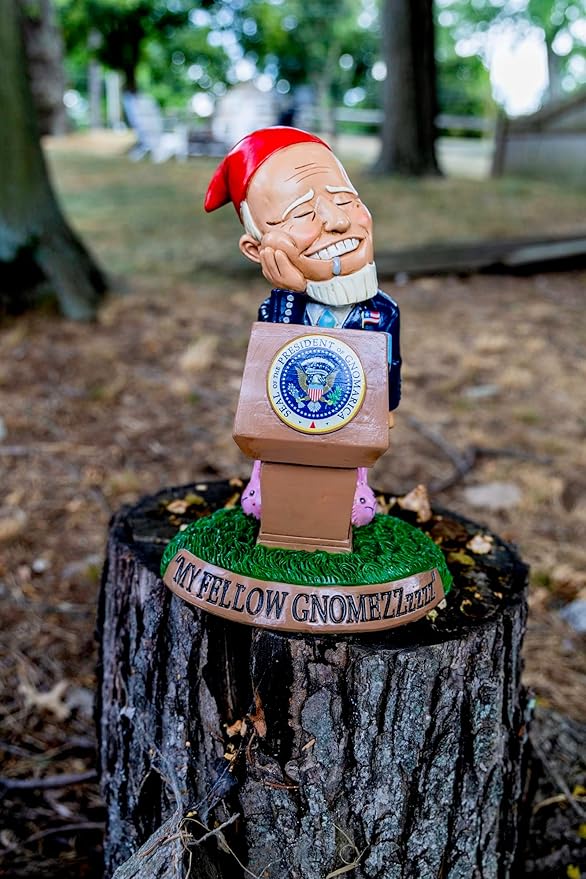 BigMouth Inc Sleepy Biden Garden Gnome Statue, Outdoor Lawn & Yard Figurine Sculpture Decorations, Funny Political Gag Gift