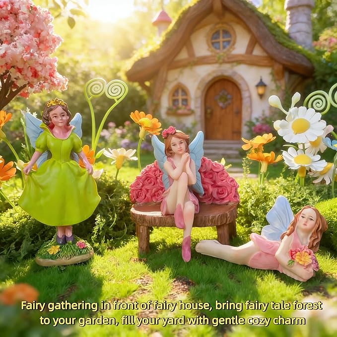 Fairy Figurines, Fairy Garden,Fairy Garden Accessories,Fairies Figurines,Fairy Garden Figurines,Fairies for Fairy Garden,Garden Fairies,mini Fairy Figurines,Fairy Garden Fairies