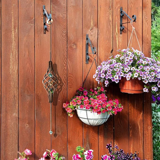 Bits and Pieces - Copper Wind Spinner - Unique Outdoor Lawn and Garden Décor - Weather-Resistant Metal