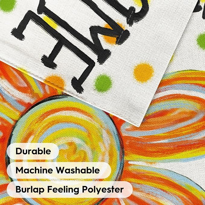 AVOIN colorlife Summer Floral House Flag 28x40 Inch Double Sided Outside, Welcome Seasonal Polka Dots Yard Outdoor Flag