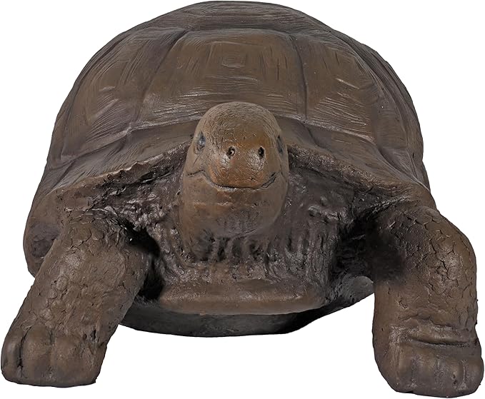 Sunnydaze Talia the Garden Turtle Statue - Turtle Garden Decor for Yard, Lawn, Patio Decor – 29" x 15" Durable Reinforced Glass Fiber - Gift Idea