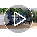 Folding Adirondack Chair - Navy HDPE Portable