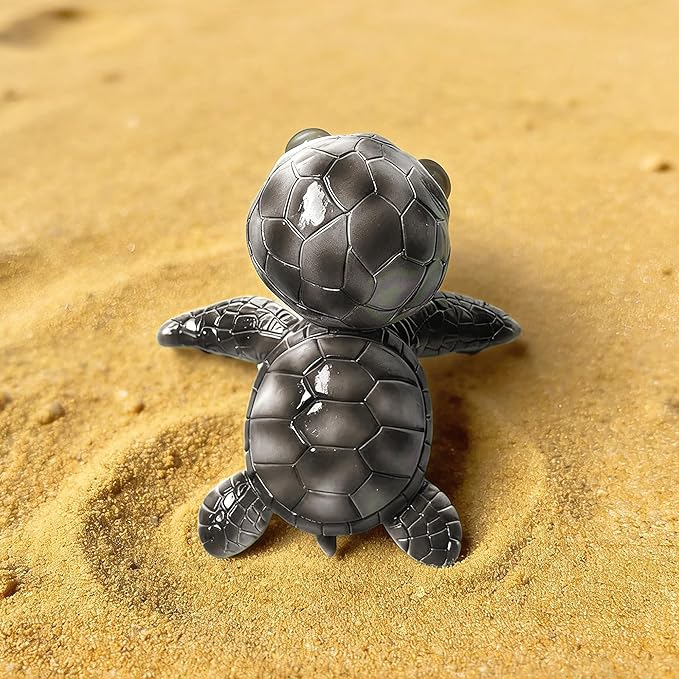 Turtle Statue Garden Decor - Gray Turtle Statue for Outdoor Garden Decor Outside Gardens Animal Statues for Home Courtyard Pond Backyard Patio Decoration Gift for Mother’s Day Women Birthday
