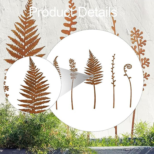 5X Decorative Garden Stakes Decorative Garden Decor for Pathway Patio Backyard, Style B