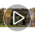 Solar Torch Lights - Flickering Flame, 4 Pack