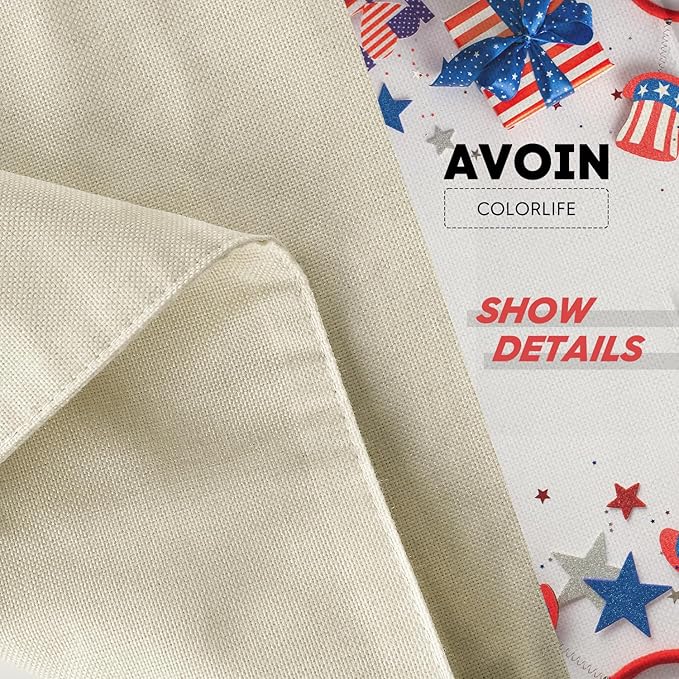 AVOIN colorlife Patriotic 4th of July House Flag 28x40 Inch Double Sided Outside, Memorial Day Retro American Stars and Stripes Welcome Yard Outdoor Decoration