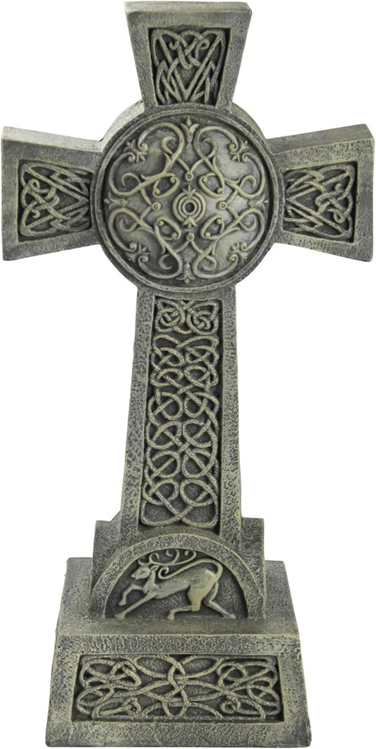 Design Toscano DB25692 Donegal Celtic High Irish Cross Memorial Statue, Single