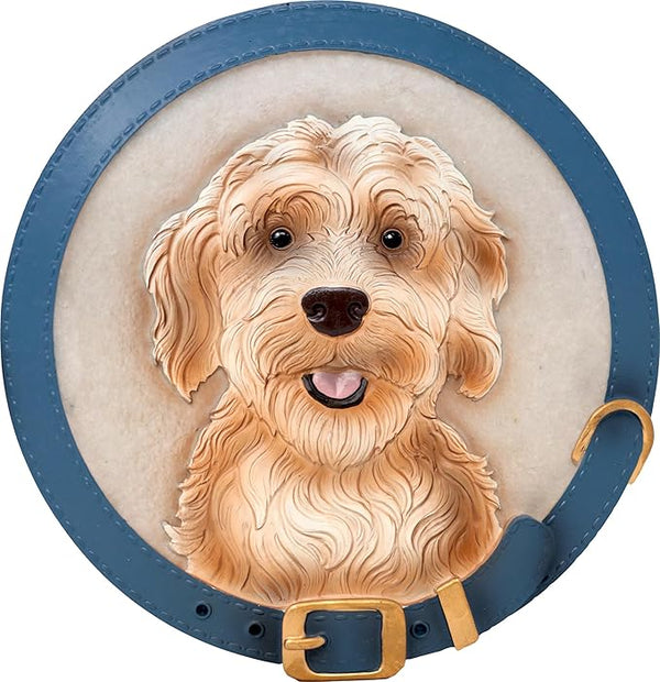 Spoontiques - Garden Décor - Doodle Stepping Stone - Decorative Stone for Garden