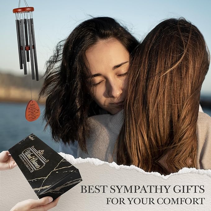 SteadStyle Memorial Gifts for Loss of Sister, Memorial Wind Chimes, in Memory of Loved One, Bereavement Gifts, Sympathy Gift for Loss of Sister, Home Decor Outdoor Garden Patio