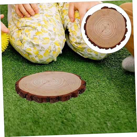 BESPORTBLE Garden Wooden for Outdoor Walkways Decorative Pathway Stones for Garden Landscaping and Lawn Decor