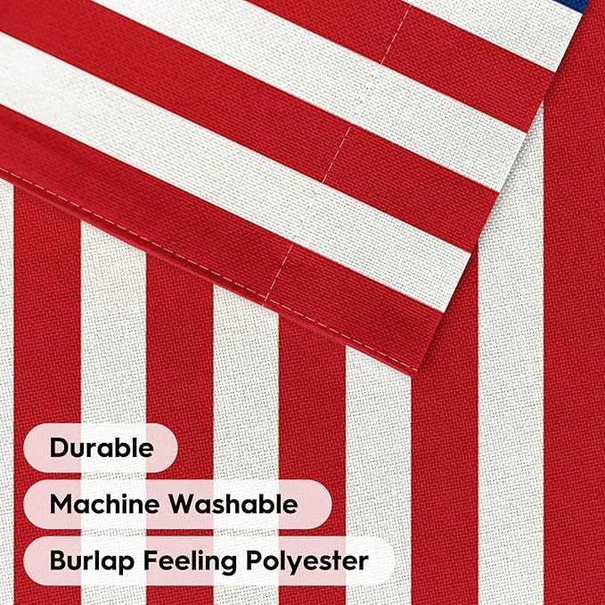 AVOIN colorlife 4th of July Patriotic Memorial Day Garden Flag 12x18 Inch Double Sided Outside, American Stars and Stripes Yard Outdoor Decoration