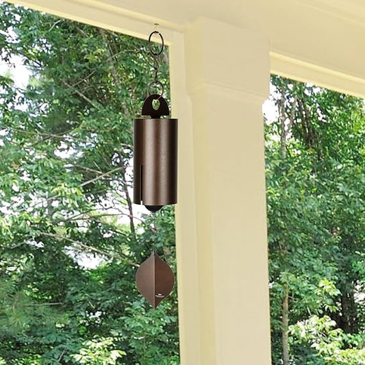 Woodstock Wind Chimes Heroic Windbell Wind Chimes for Outside, 40" Copper Large Windchime for Outdoor Garden, Patio, Porch Wind Bell, Deep Tone Sound
