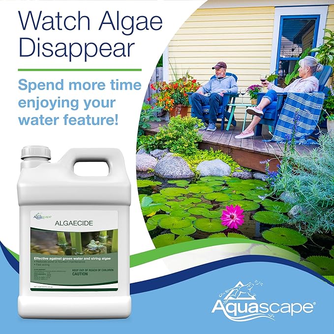 Aquascape 96026 Algaecide for Pond, Waterfall, and Water Features, 1-Gallon