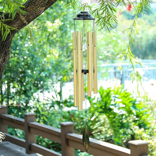 Taman Wind Chimes for Outside, 40”Aluminum Deep Tone Wind Chimes Sympathy Memorial for Loss of a Loved One Condolence Gift Garden Patio Outdoor Home Decoration