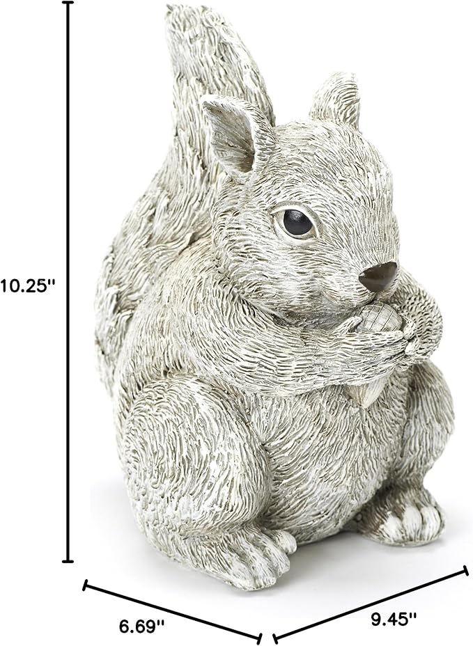 Roman,Inc 10285 Squirrel Figure Garden Statue