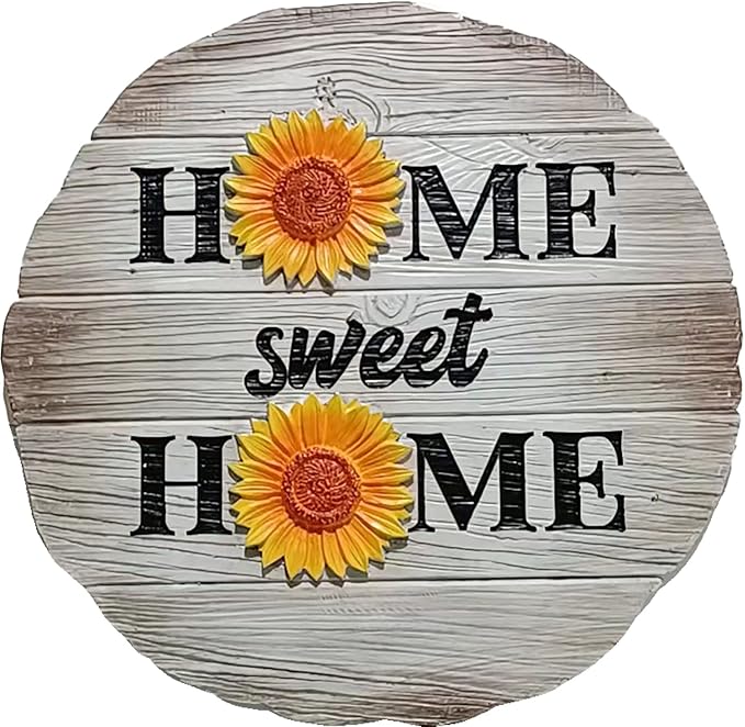 Spoontiques - Sunflower Stepping Stone - Decorative Garden Stone for Yard, Patio, Garden or Walkway - Outdoor or Indoor Home Decor