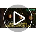 Solar Torch Lights - 99 LED Flickering Flame, 43" (2-Pack)