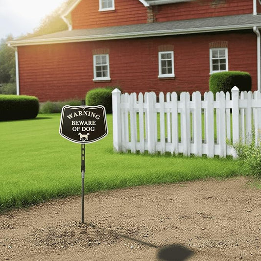2 Pcs 36'' Yard Sign Stake for Outdoor, Metal Garden Posts with Barbed Anchors, Easy to Install, Rugged, Lightweight & Abjustable 3 Foot Signs Pole for Ground Lawn(Black)