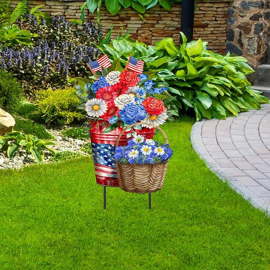Briarwood Lane Red White and Beautiful Metal Art