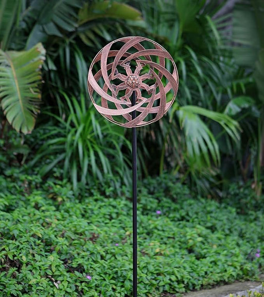 Wind Spinners for Yard and Garden Decor, Metal Kinetic Wind Sculptures Perfect for Outdoor Lawn Patio Decoration 63 x 13