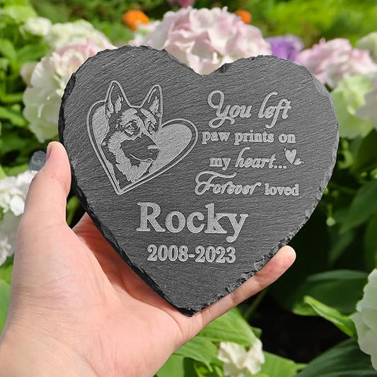 German Shepherd Memorial Stone, German Shepherd Grave Marker, German Shepherd Garden Stone, German Shepherd Headstone, German Shepherd Memorial Statue, German Shepherd Grave Stone