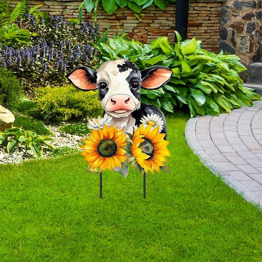 Briarwood Lane Cute Cow Metal Art