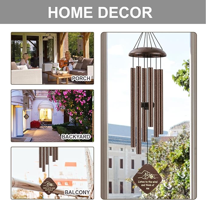 Dog Memorial Gifts, Pet Memorial Wind Chimes for Dogs, Loss of Dog Passing Away Remembrance Bereavement Sympathy Gift, Cat Memorial 32"