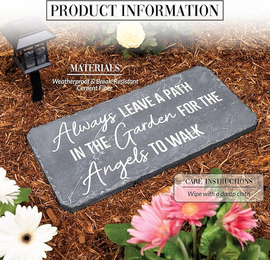 Pavilion Gift Company 25304 Path-16" x 7.75" Garden Stone, Gray, White