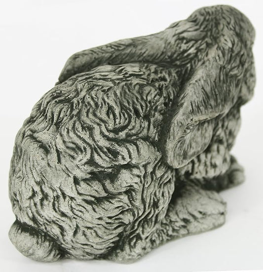 Sleeping Bunny Concrete Garden Statue Cement Animal Figure Cast Stone Bunny Figurine Garden Sculpture Outdoor Rabbit Sculpture