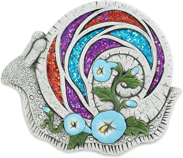 Accent Plus Bejeweled Snail Stepping Stone