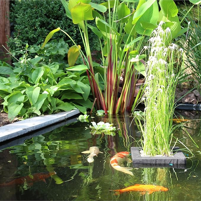 velda 127579 Square 35 Centimetre Floating Plant Island for The Pond