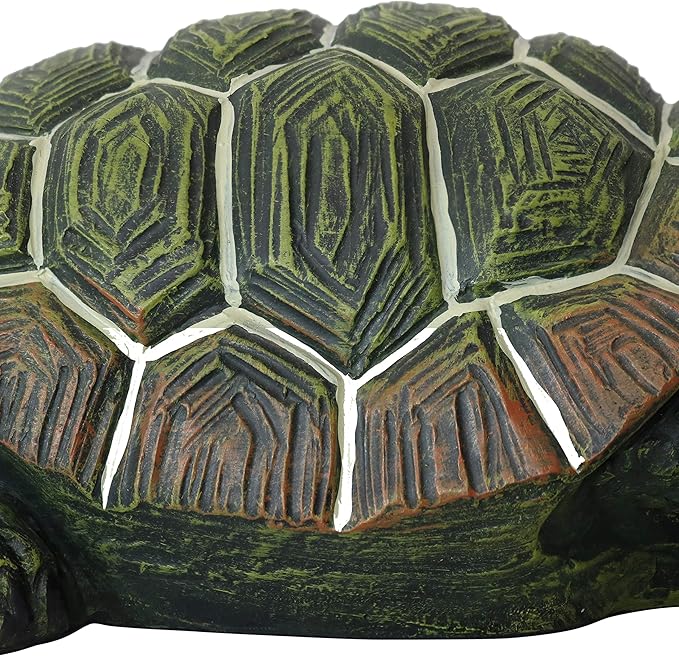 Sunnydaze Terrance the Tortoise 9-Inch Long Polystone Indoor/Outdoor Garden Statue