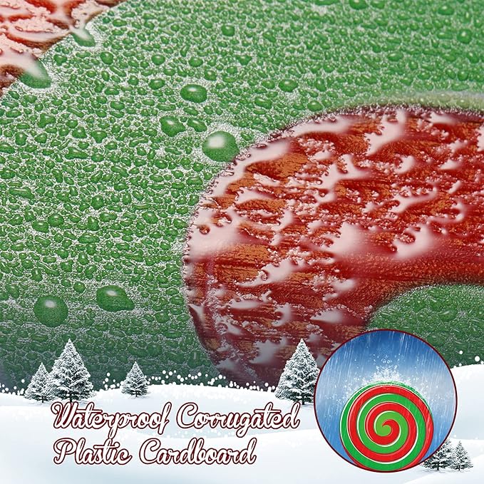 15 Pcs Christmas Outdoor Yard Signs Candy Decorations Outdoor Christmas Decorations Xmas Yard Lollipop Candy Hanging Ornaments Stakes Holiday Garden Sign Cardboard for Party Porch Lawn Walkway Decor