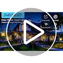 Solar Torch Lights - Flickering Flame, 4 Pack, Waterproof
