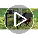 Anbte Folding Camping Table, 24"X 16" Adjustable Height Small Folding Table