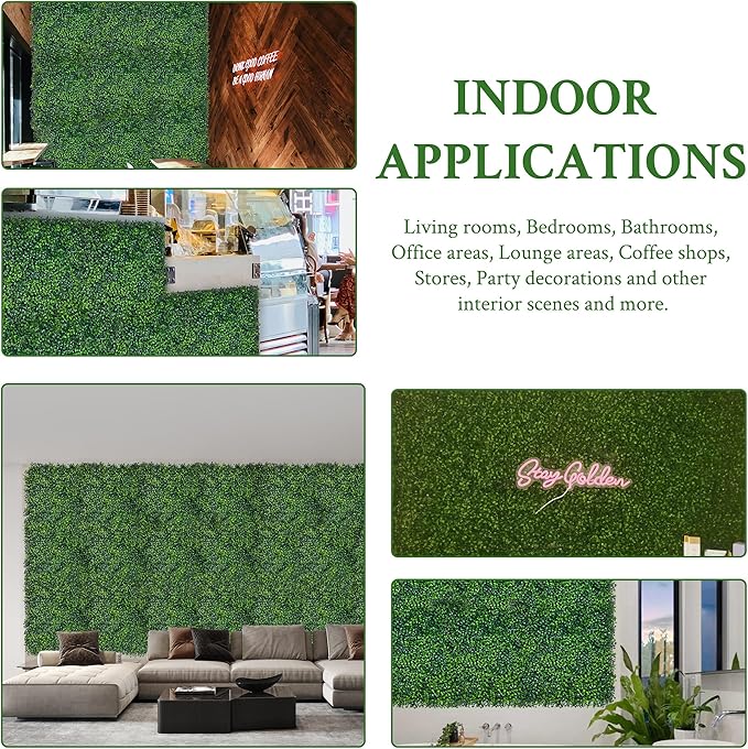Artificial Ivy Privacy Fence Screen,40"x 140" (39 SQFT) 4-Layer Leaf UV-Anti Faux Greenery Boxwood Backdrop Ivy Vine Leaf Panels for Outdoor, Indoor, Garden,Backyard and Decor