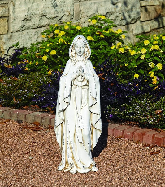 Roman 23" H Our Lady of LOURDE Statue