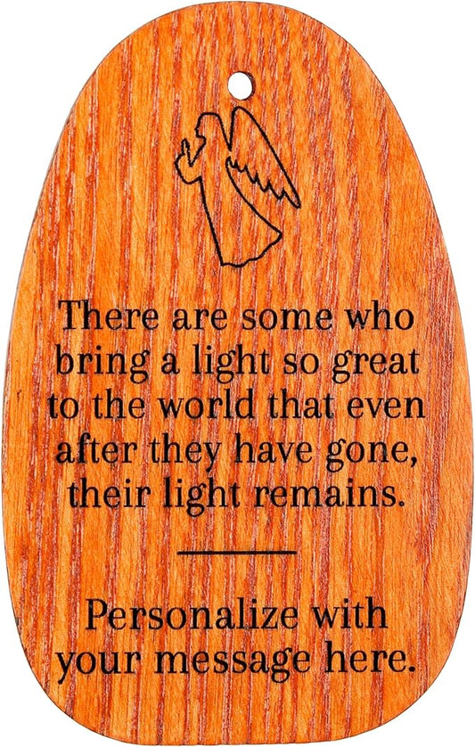 Woodstock Wind Chimes Personalized Amazing Grace Memorial Chime for Outside 24'' Medium Silver Sympathy Customized Angel Inspirational Wind Chime for Outdoor Patio Home Garden Decor (P-AGMS25A)