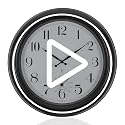 Atomic Outdoor Wall Clock Sealed Waterproof Clock with Temperature
