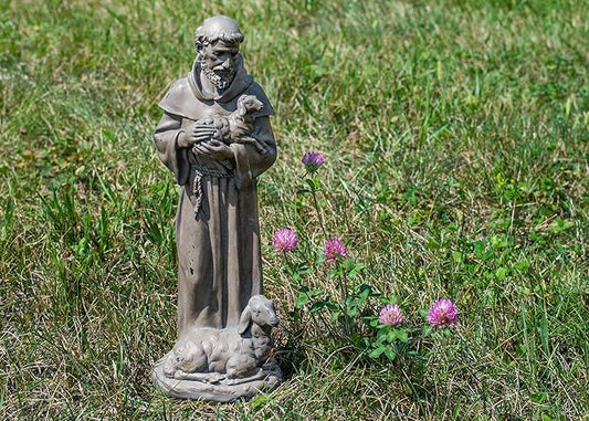 Roman 15.25" H Saint Francis Garden Statue