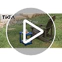 Tikea Adirondack Indoor Outdoor Side Table, Small Side Table, Navy Blue