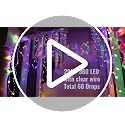 Color Changing Christmas Icicle Lights - 360 LED Remote Connectable