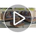 hyha 12Pcs Patio Cushion Covers, Stretch Outdoor Couch Cushion Covers
