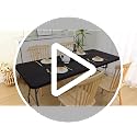Moosfor 2 Pack Rectangle Spandex Fitted Table Cloth, 6FT Elastic Tablecloth