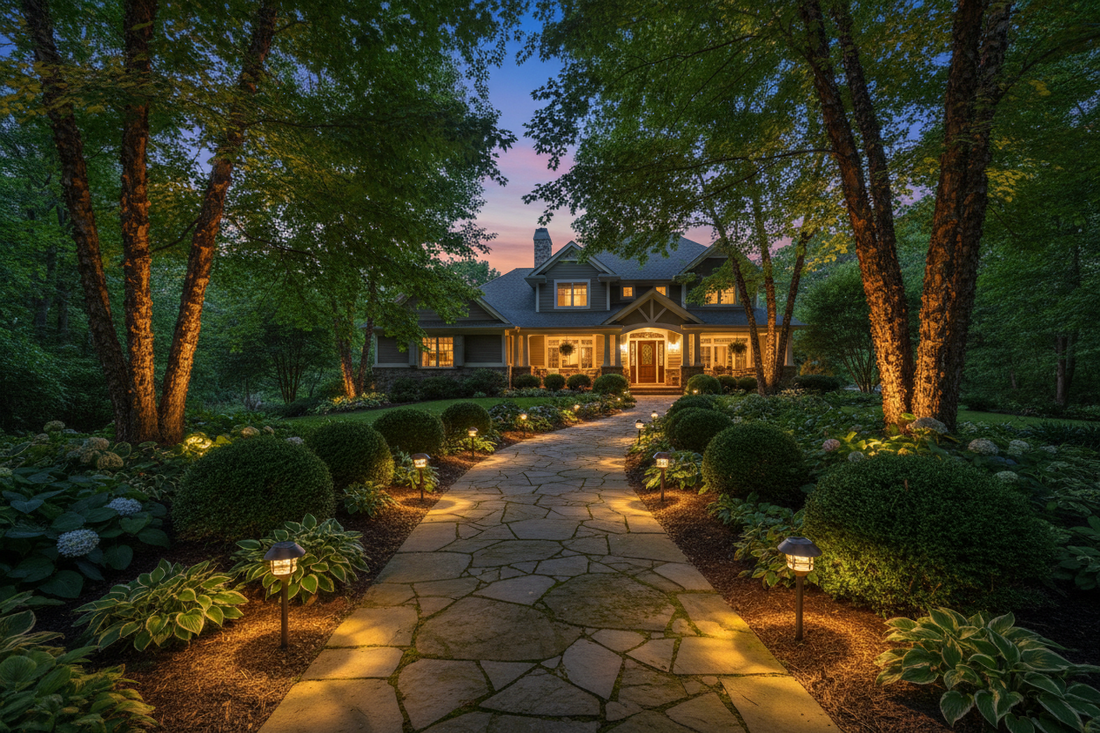 How to Choose Solar Pathway Lights for a Shady Front Walkway